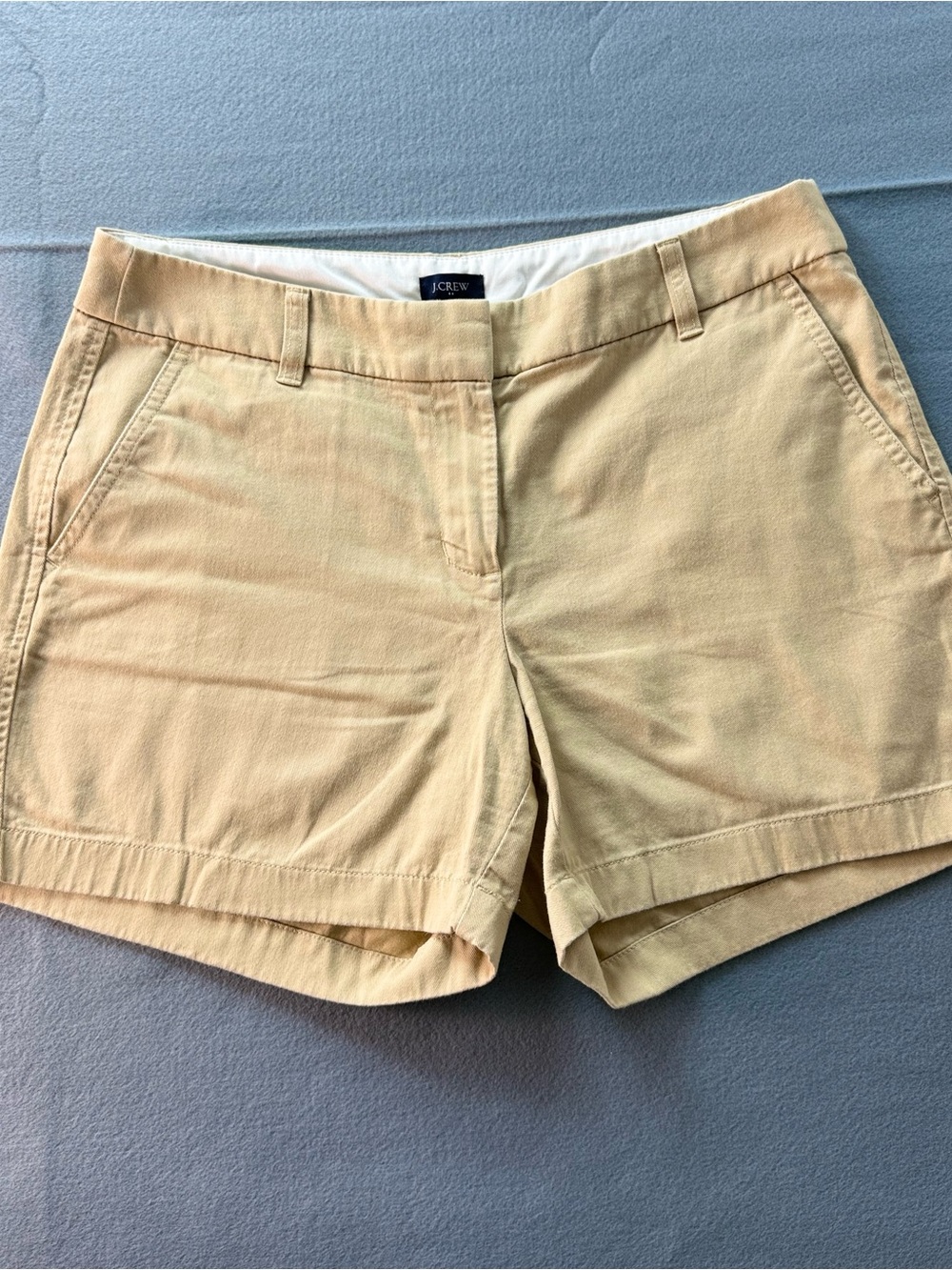J.Crew Size 8 Khaki 100% Cotton Chino Shorts 4” Inseam
